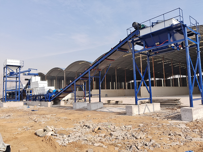 WDJ800型穩(wěn)定土拌和站水泥二次計量過渡倉