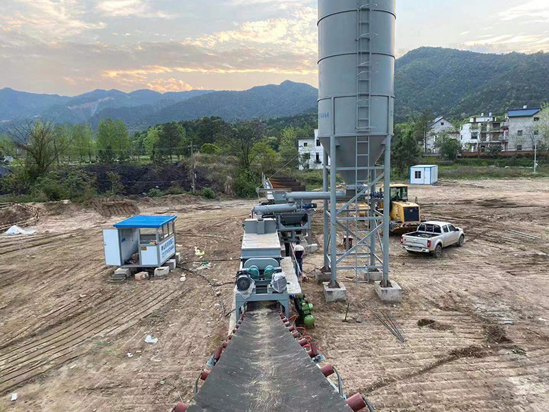 WDJ500型水穩(wěn)拌合站配立式倉(cāng)