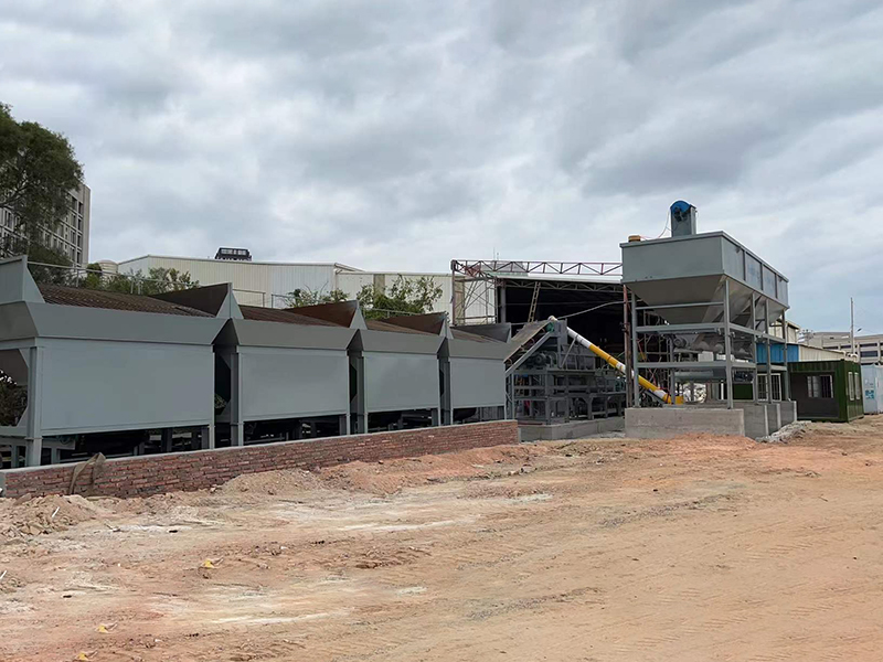 WDJ500型疊加式二次攪拌水穩(wěn)拌合站